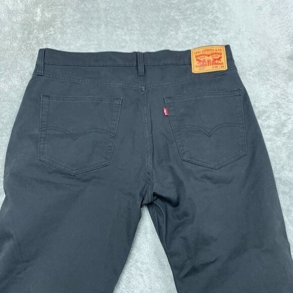 Levis 514 Mens Straight Stretch Jeans W36 L30 Charcoal a0993 - Picture 5 of 7